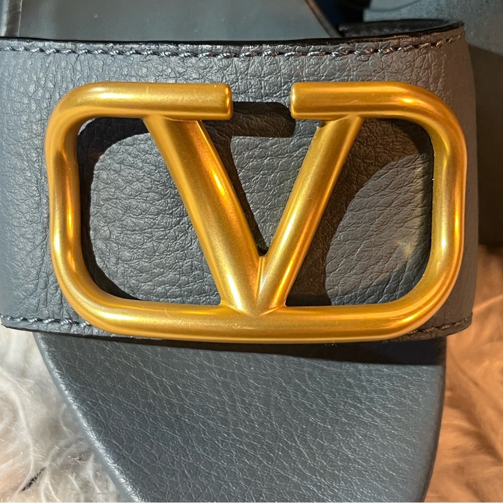 Sold VLOGO Valentino Platform Angle Wrap Sandals Shoes Sz 41 11"insole PRISTINE - Picture 9 of 13